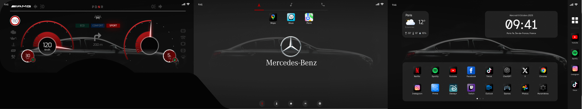 Mercedes Benz Classe C — Mockup