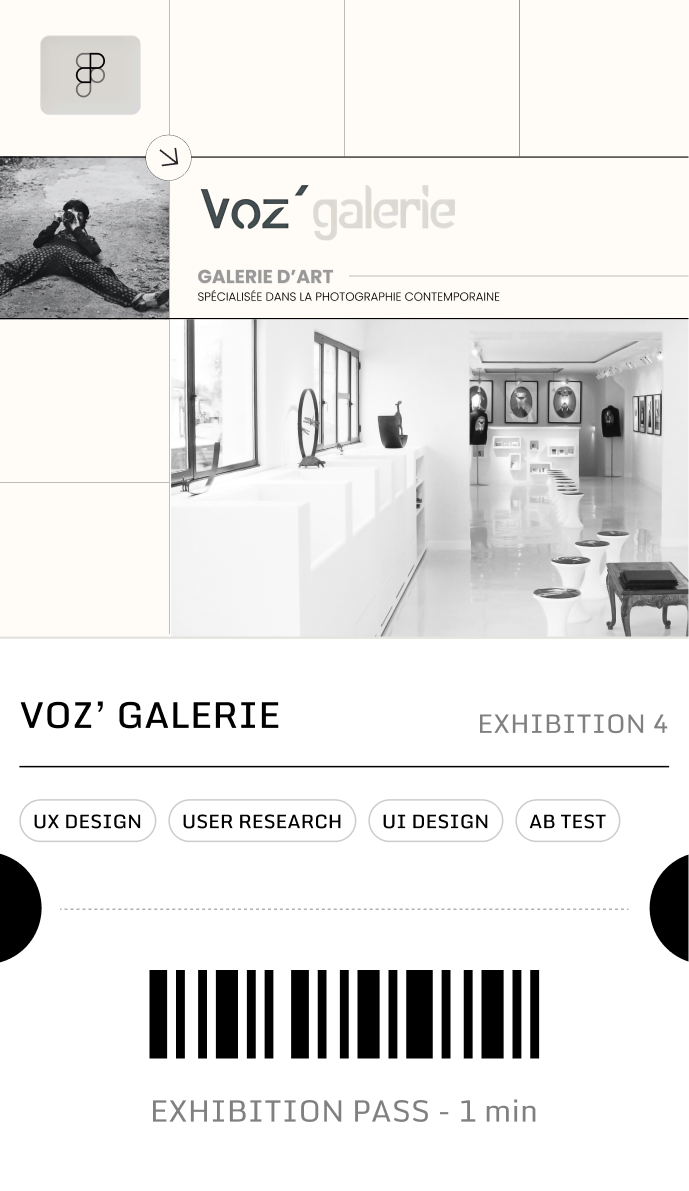 Voz' Galerie — Ticket